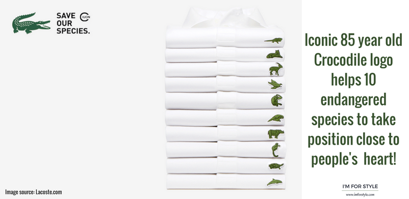 lacoste save our species campaign